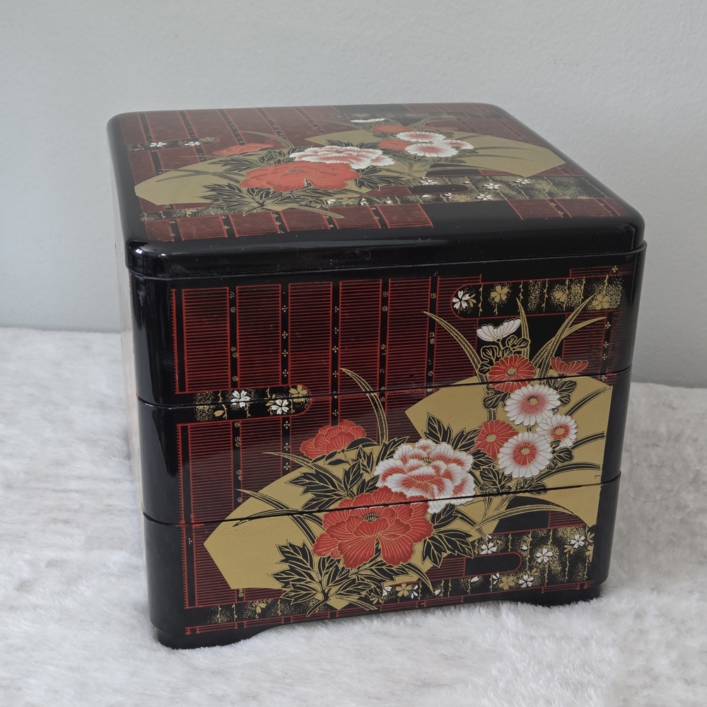 Decorative Plastic Floral Designed Jewelry Small Organizer